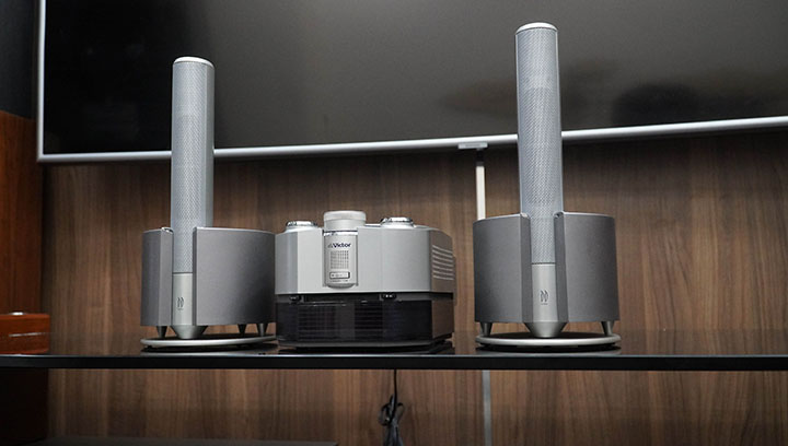 Bộ dàn mini với kiểu dáng độc lạ Victor SS-D5MD fullbox có 1 không 2
